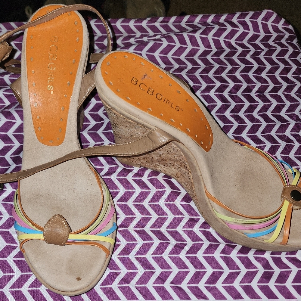 BCBGirls Multicolor Wedge Sandals